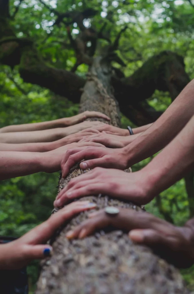 Hands Community Nature